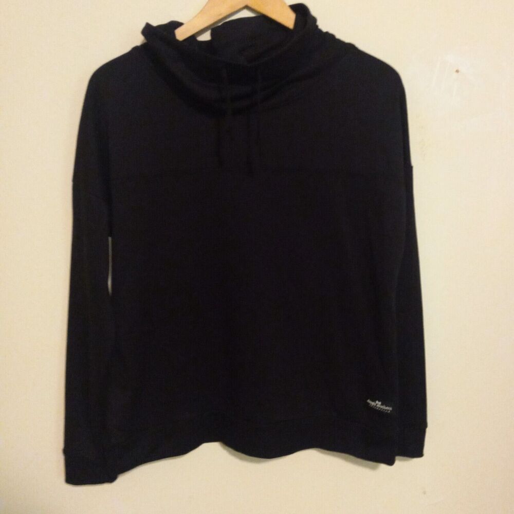 Simply Southern Cowl Neck Pullover Sweatshirt-Small-Drape Neck-Drawstring